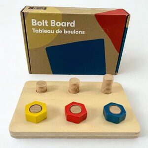 Monti Kids New in Box Montessori Nuts and Bolts Board